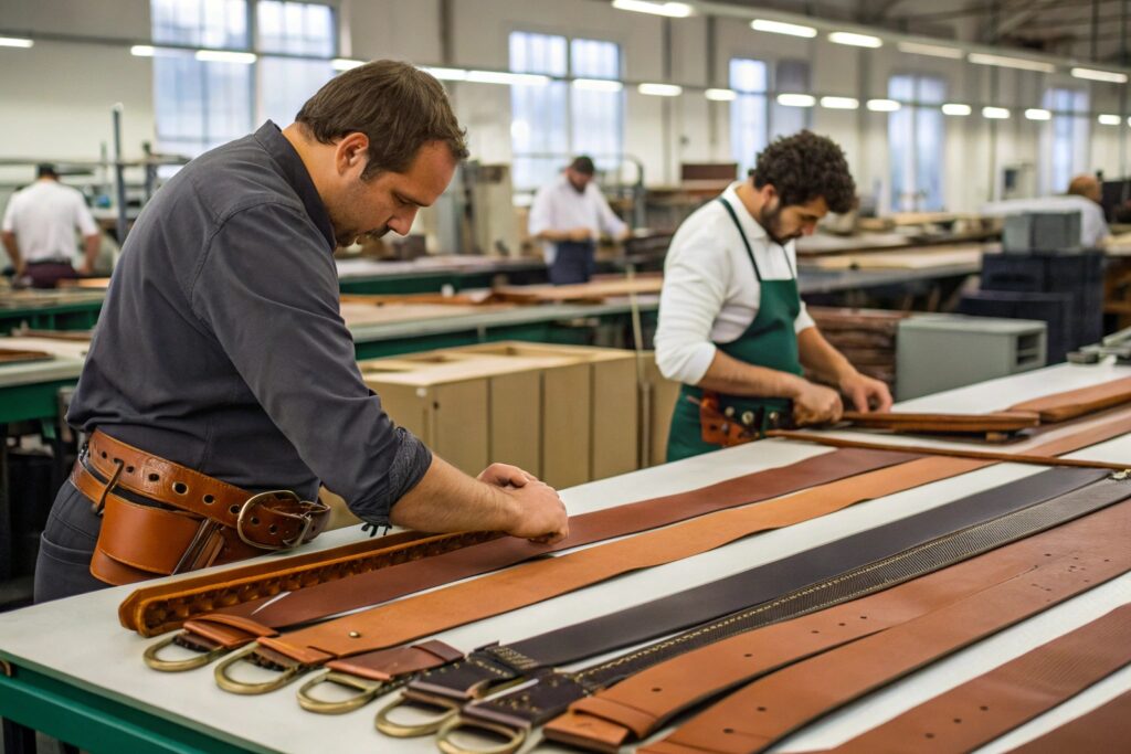 Behind-the-Scenes Leather Belt Workshop - Fumao