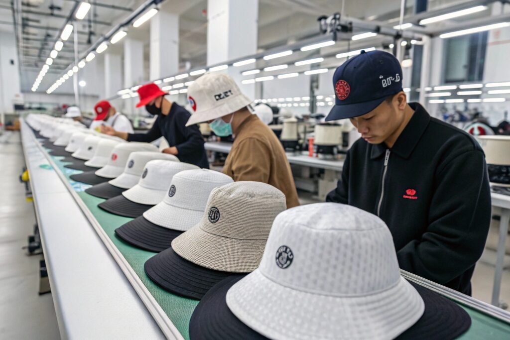 Modern Bucket Hat Manufacturing Wholesale - Fumao Fashion Accessories