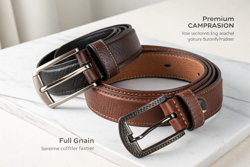 Full Grain Leather Belt Wholesale - Fumao Fashion Accessories