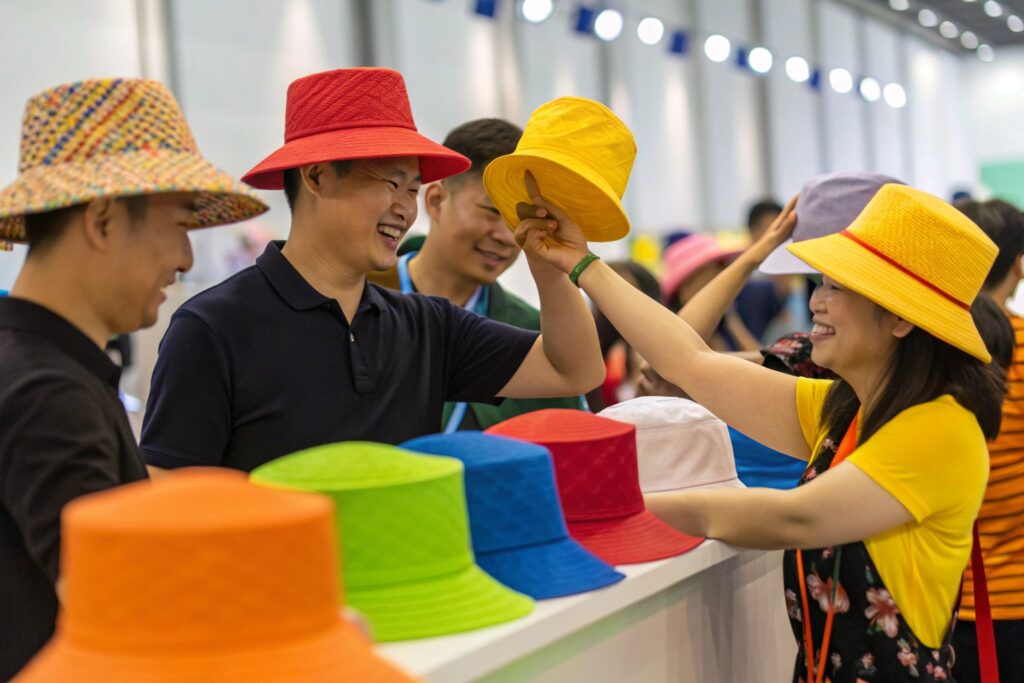Promotional Event with Bucket Hats