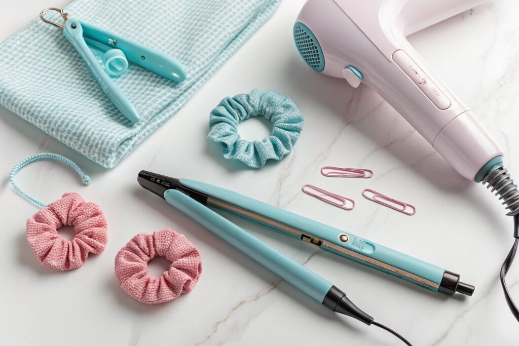 Flat Lay Hair Styling Essentials - Fumao