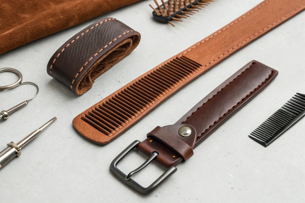 Various men's grooming tools