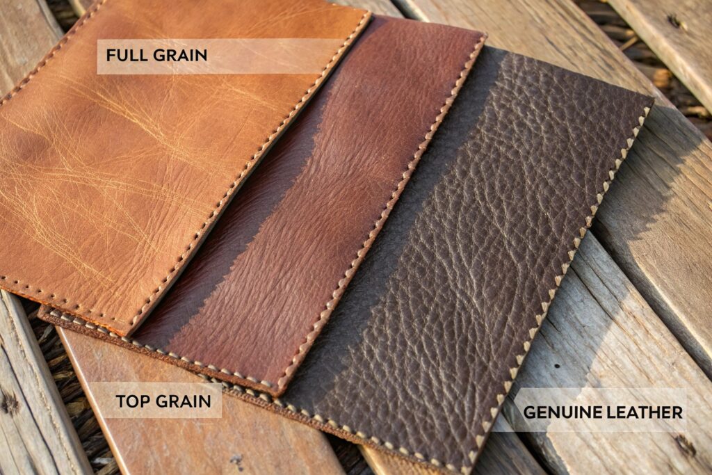 Leather Quality Comparison: Full Grain vs Top Grain vs Genuine Leather