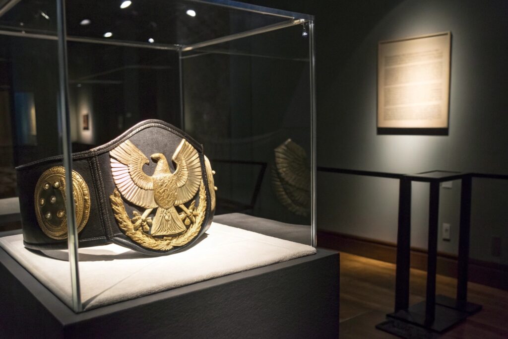 Museum Display of the $250,000 Western Championship Belt