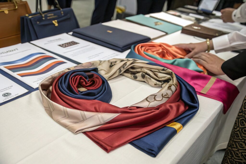 Visual Metaphor for Long-Term Cooperation - Silk Scarves