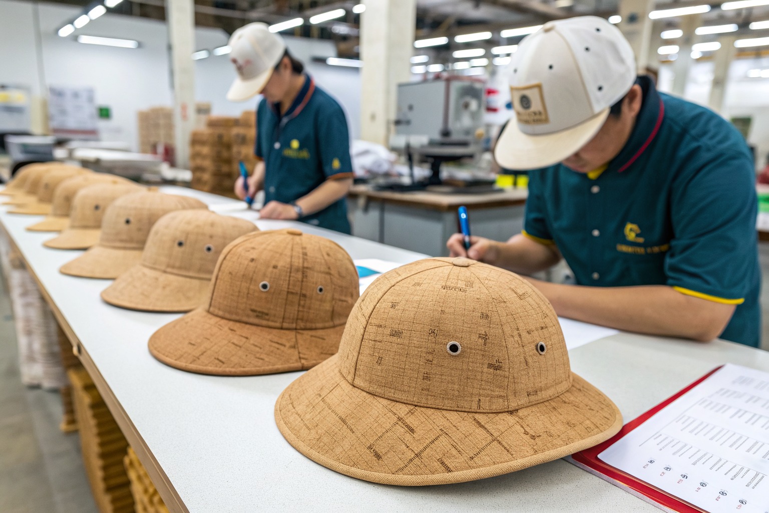 AceAccessory cork hats production view for How long does it take to produce custom shaped cork hats for summer for Overseas Buyers?