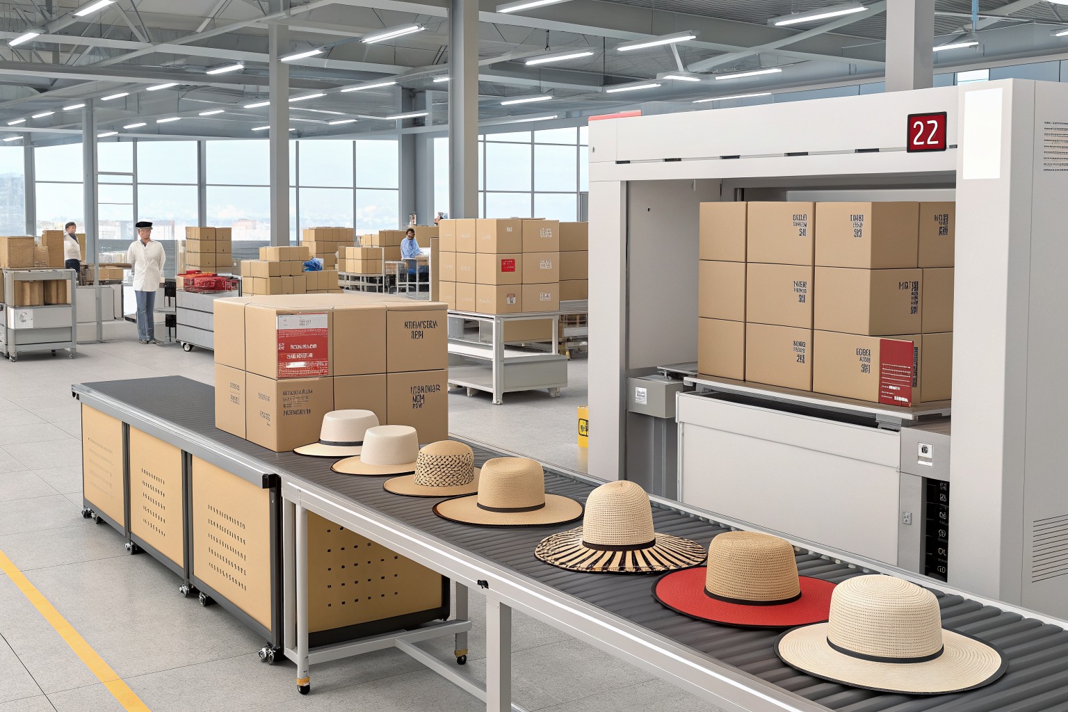AceAccessory fashion accessories production view for How long does it take to produce custom shaped paper straw hats for festivals?