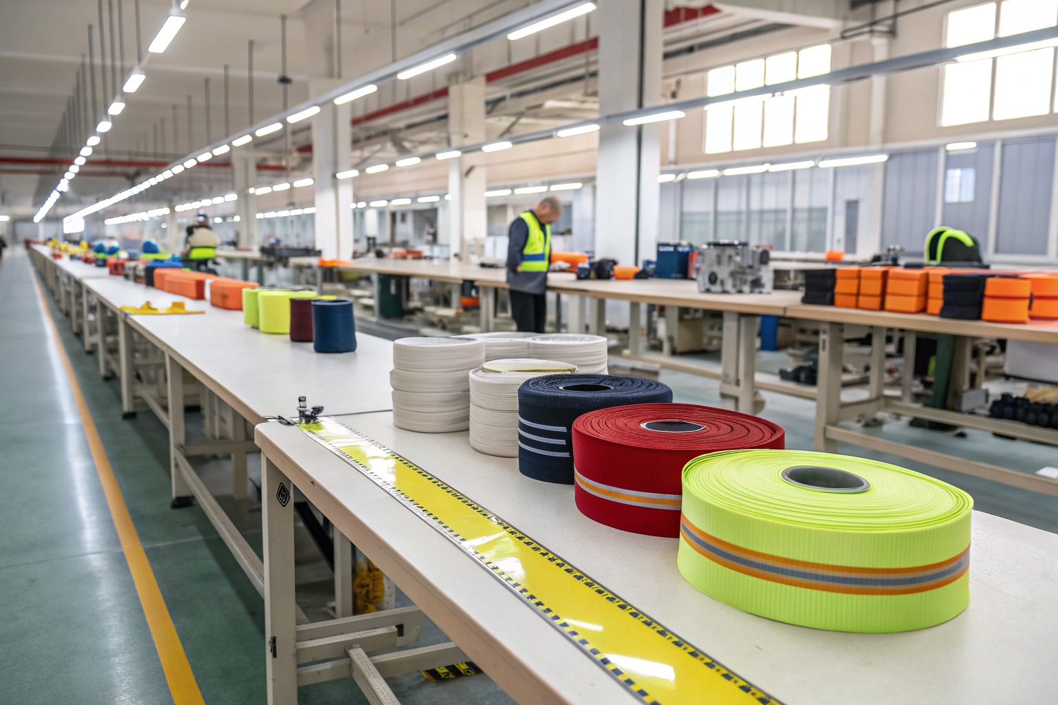 Can you produce both reflective and non-reflective bands for safety wear?