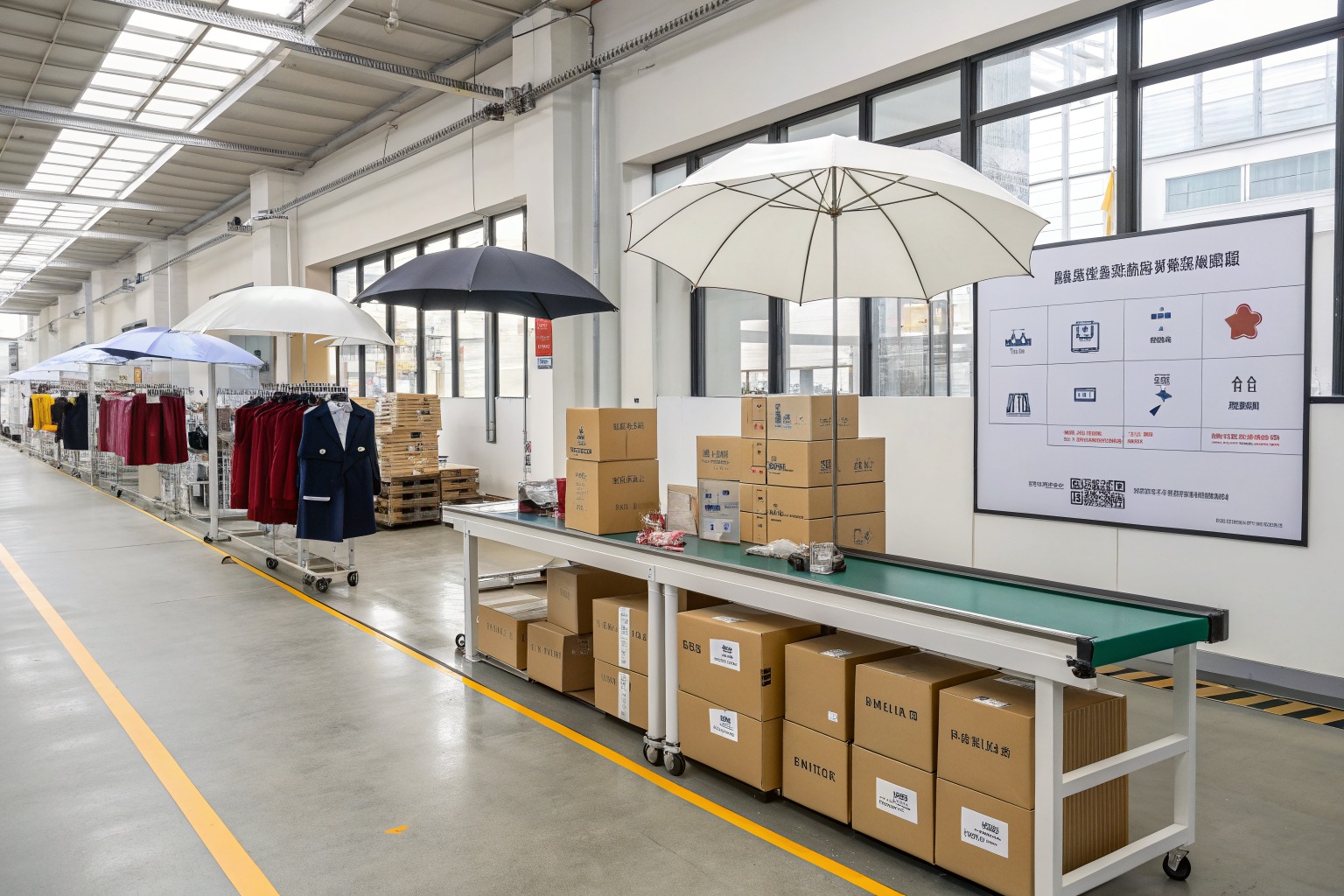 AceAccessory fashion accessories production view for How do I verify that a factory’s umbrellas pass ANSI wind resistance tests?