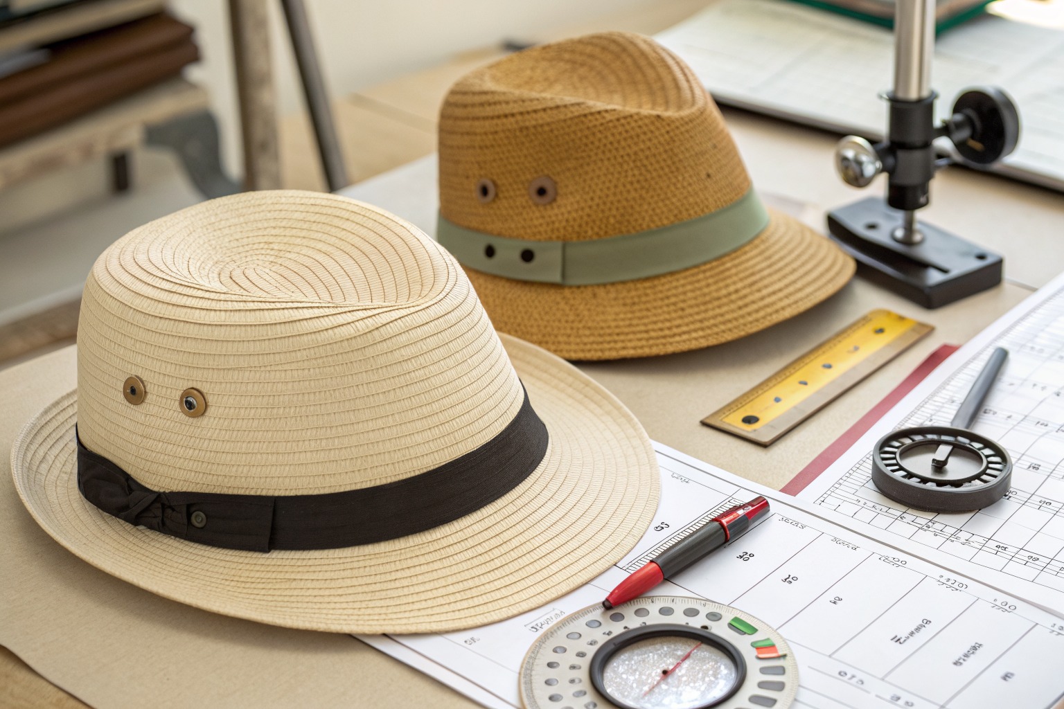 AceAccessory fashion accessories production view for Can you produce both fisherman and panama straw hats in one order for Overseas Buyers?