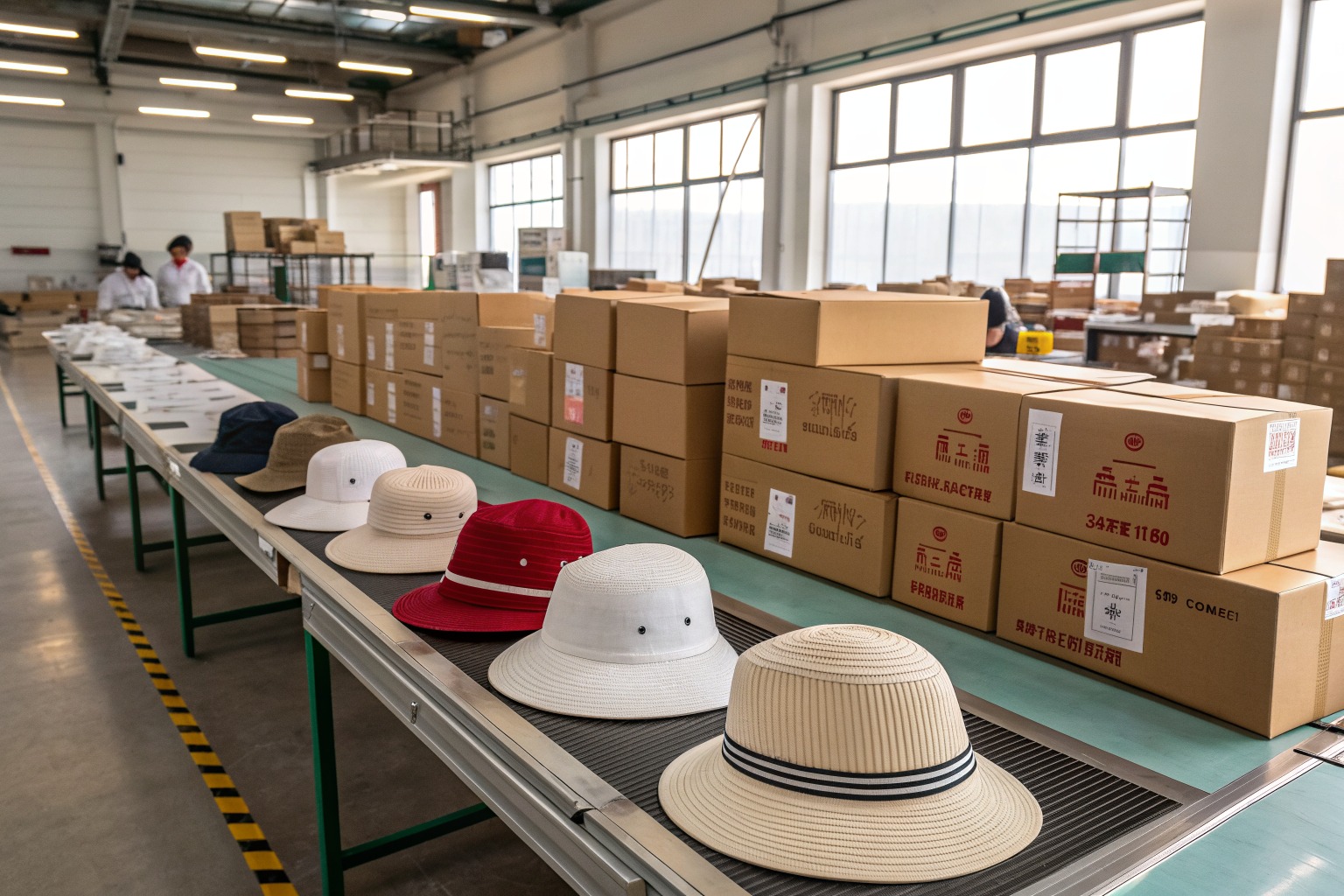 AceAccessory fashion accessories production view for Can you produce both bucket and boonie hats for outdoor brands for Overseas Buyers?