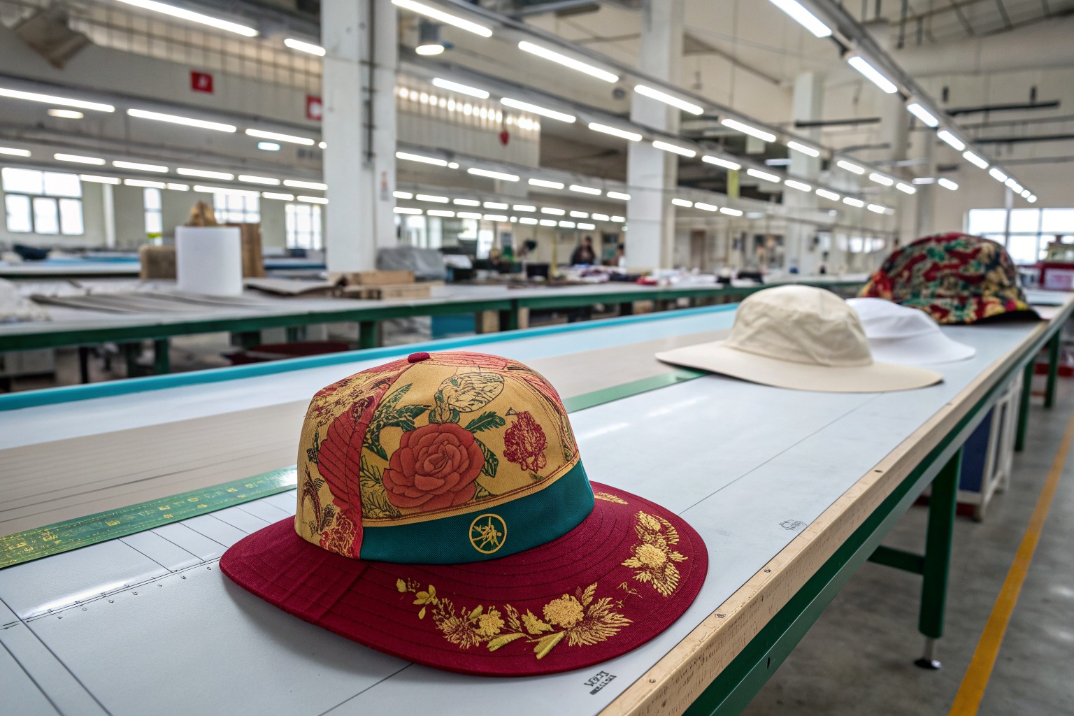 How fast can you produce a sample of a custom printed UV protection hat for Overseas Buyers?