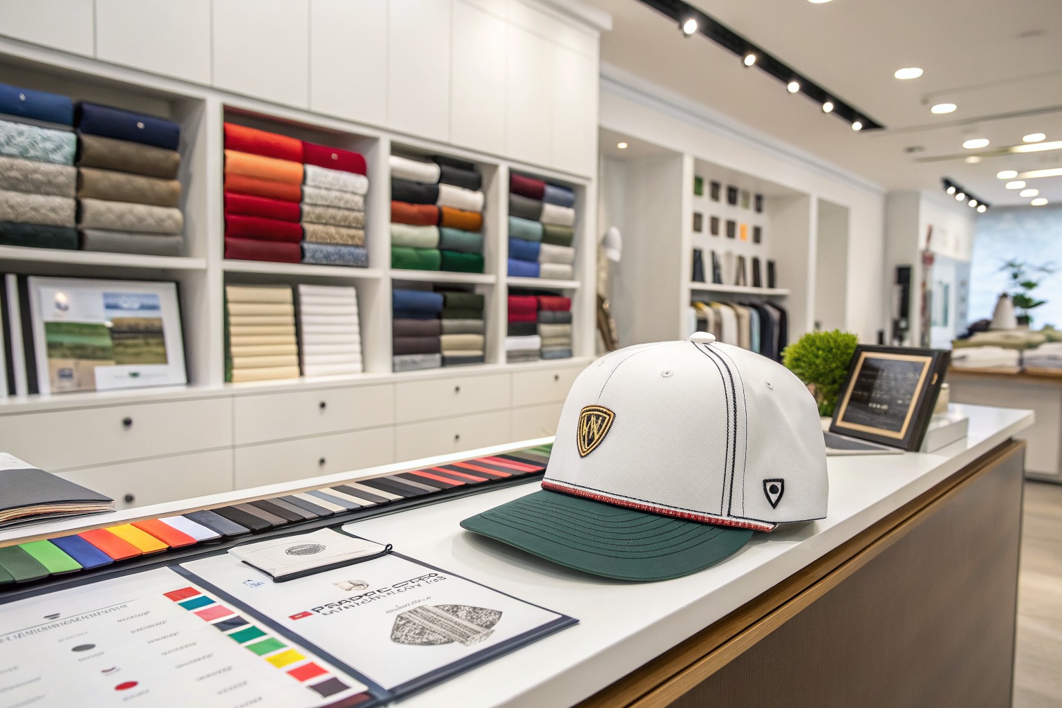 AceAccessory fashion accessories production view for How fast can you produce a sample of a custom printed UV protection hat for Overseas Buyers?