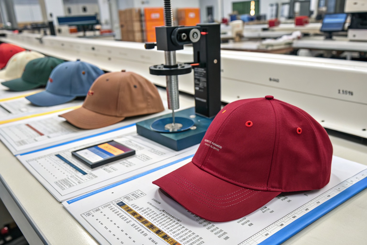 AceAccessory fashion accessories production view for How fast can you produce a sample of a custom printed UV protection hat for Overseas Buyers?