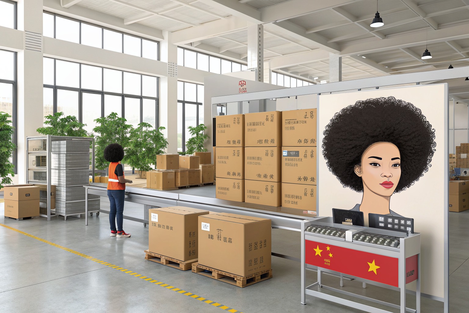 AceAccessory fashion accessories production view for Can your factory produce custom shaped hair combs for afro-textured hair?