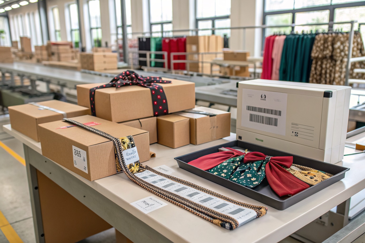 AceAccessory headbands production view for Can you produce both pre-tied and self-tie headbands in one order for Overseas Buyers?