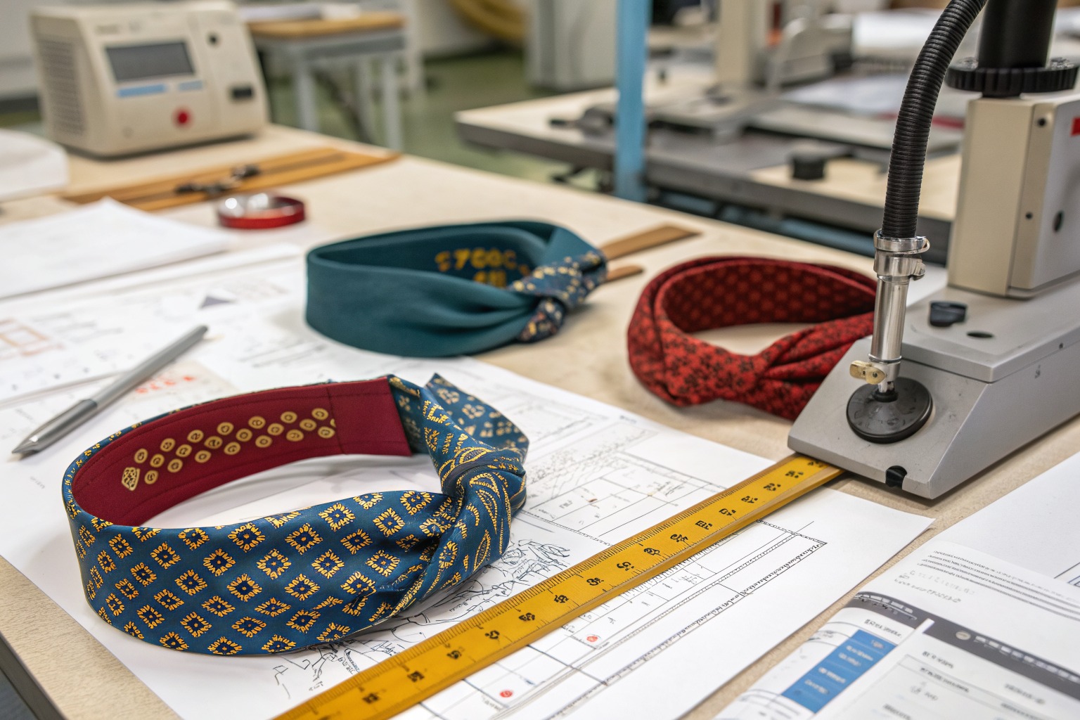 AceAccessory headbands production view for Can you produce both pre-tied and self-tie headbands in one order for Overseas Buyers?