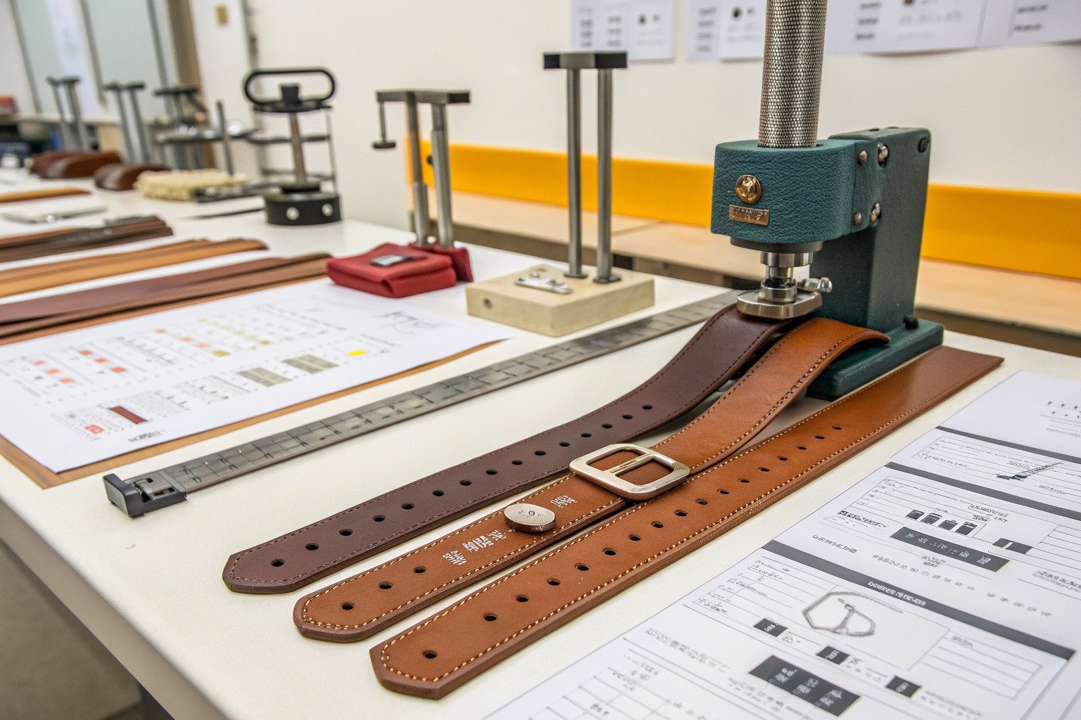 AceAccessory belts production view for Why do European brands require C2C Silver certification for leather belts for Overseas Buyers?