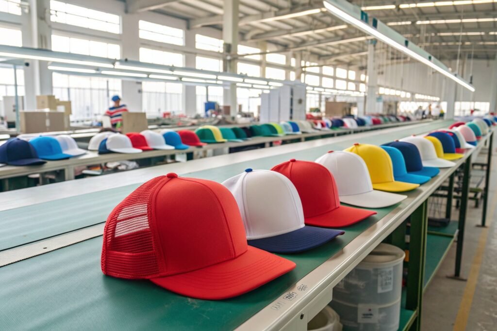 How long does it take to produce custom shaped foam trucker hats for Overseas Buyers?