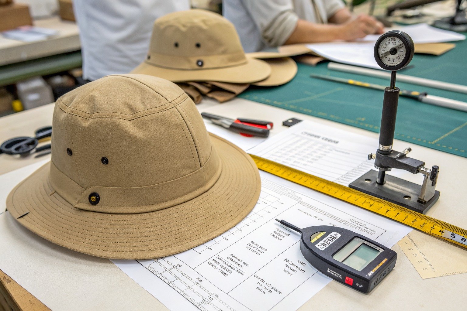 AceAccessory fashion accessories production view for How fast can you produce a sample of a custom printed safari hat?