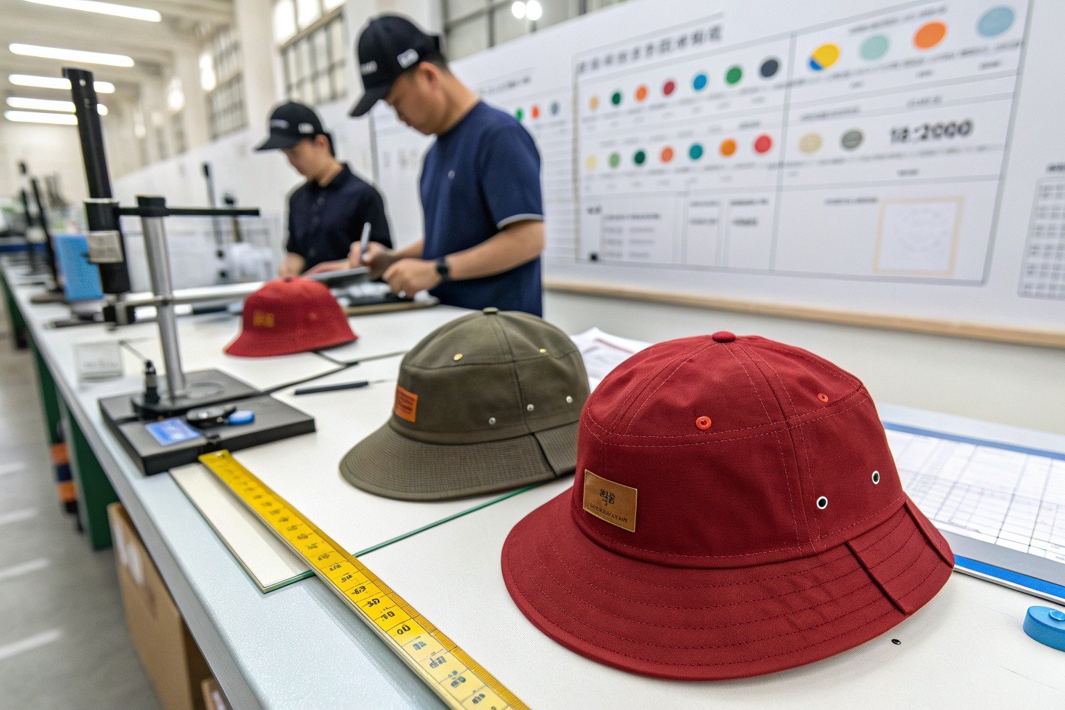 AceAccessory fashion accessories production view for Why do Russian buyers require heat-sealed seams on waterproof hats?