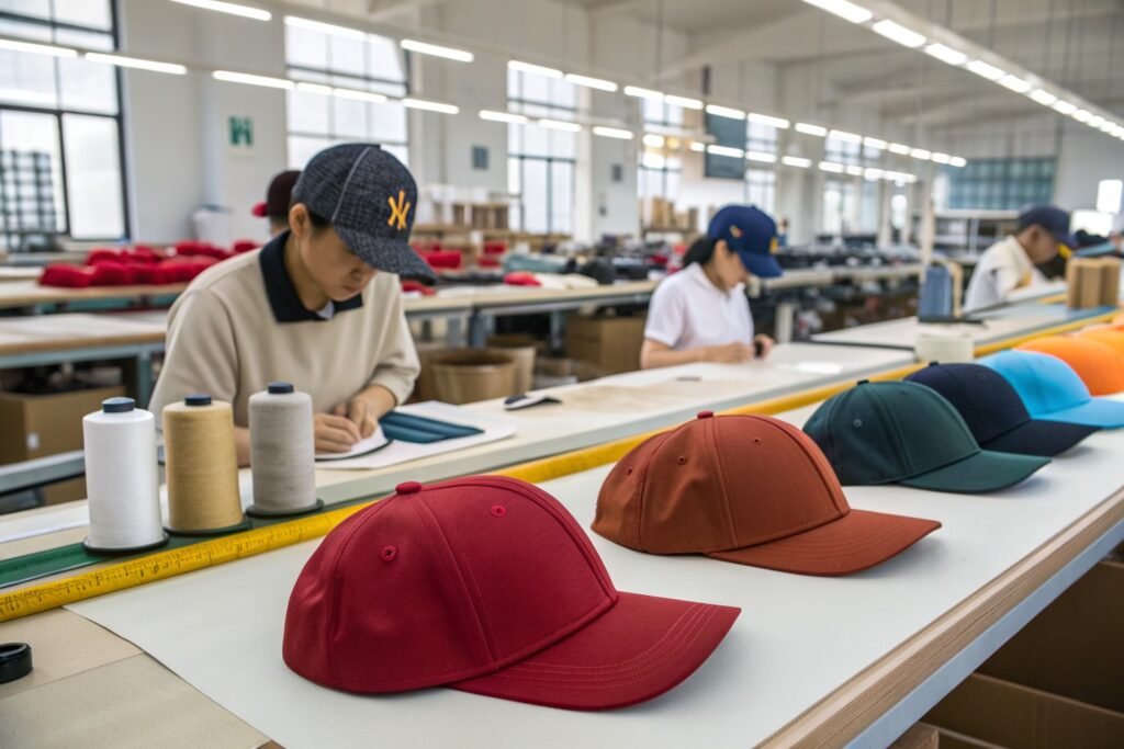 Can you produce both structured and unstructured baseball caps for casual wear?