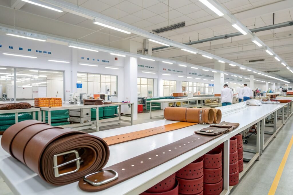 How do I verify that a factory’s leather belts are chrome-free tanned?