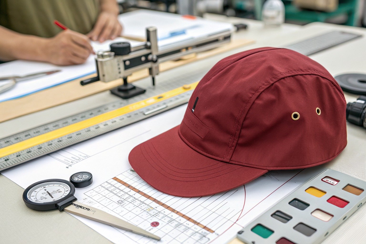 AceAccessory fashion accessories production view for How fast can you produce a sample of a custom printed legionnaire hat with neck flap?