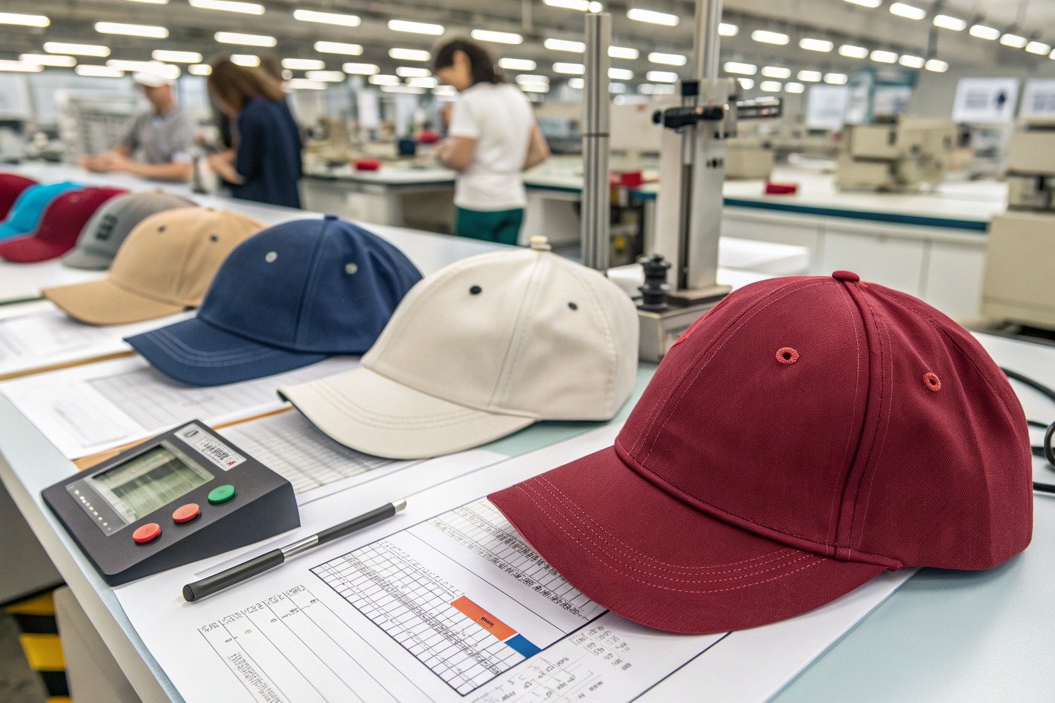 AceAccessory baseball caps production view for How do I compare suppliers for baseball caps when MOQ planning is important?
