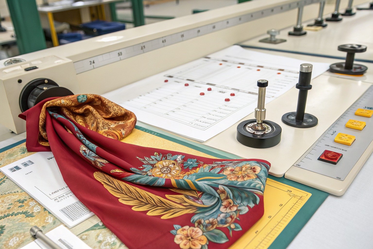 AceAccessory scarves production view for How can overseas buyers reduce risk in printed scarves MOQ planning?