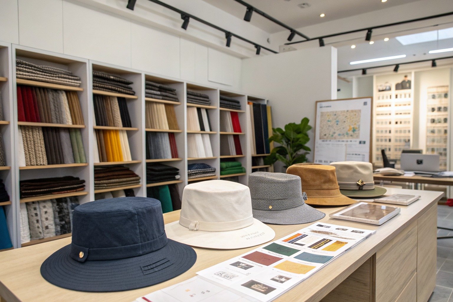 AceAccessory bucket hats production view for How can overseas buyers reduce risk in bucket hats MOQ planning?