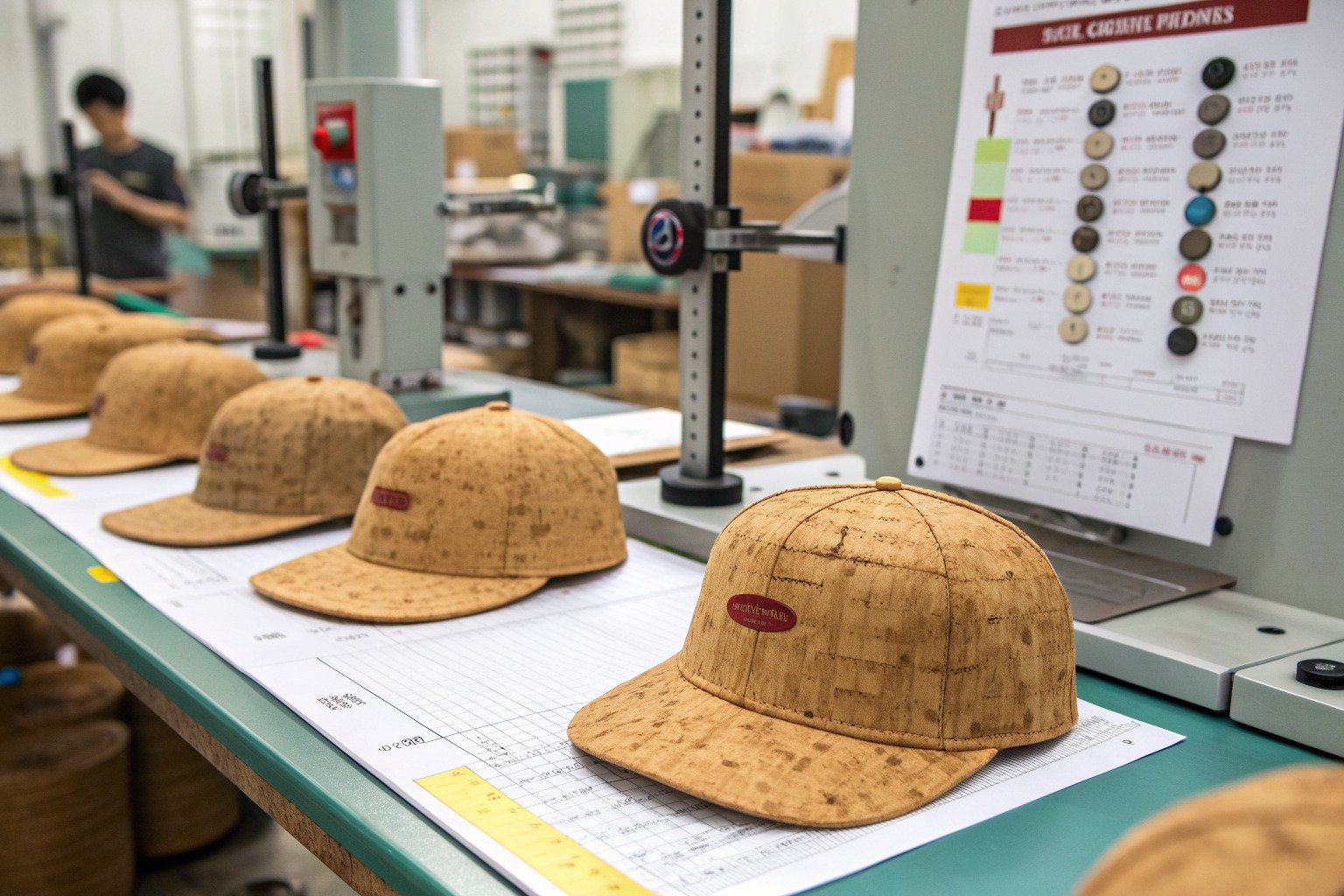 AceAccessory cork hats production view for Why does MOQ planning matter when sourcing cork hats from China?