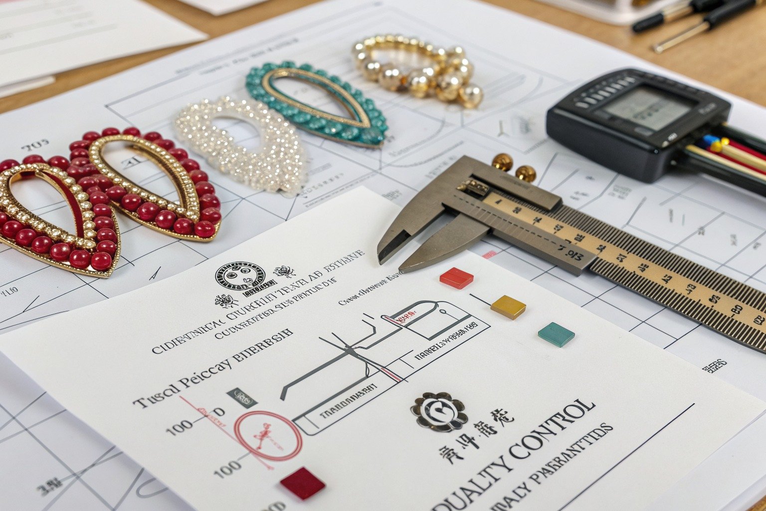 AceAccessory hair clips production view for How can overseas buyers reduce risk in hair clips MOQ planning?