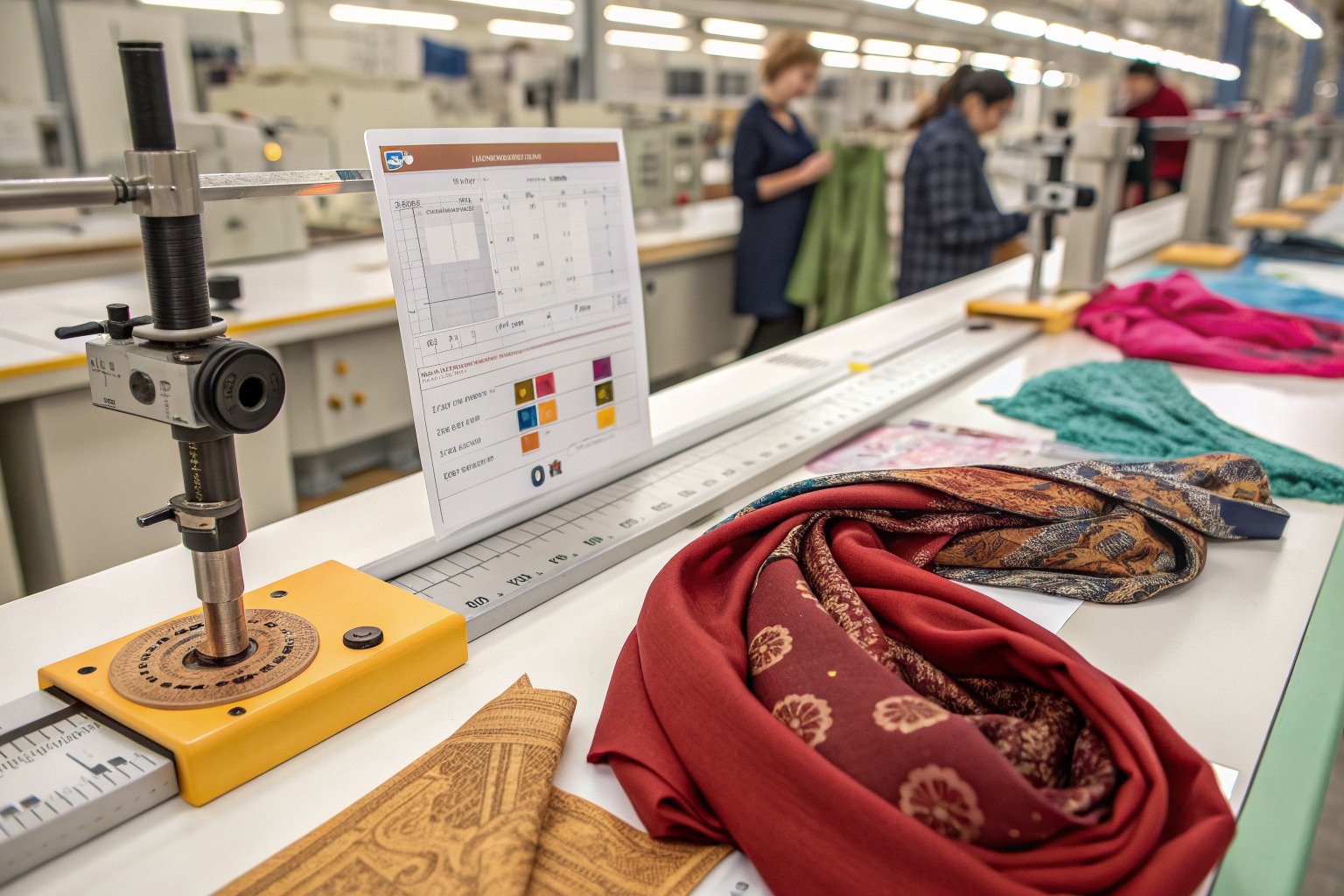 AceAccessory scarves production view for How can overseas buyers reduce risk in scarves MOQ planning?